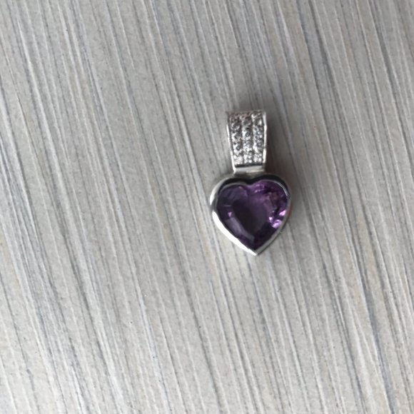 Heart pendant 18K WG - Picture 7 of 15